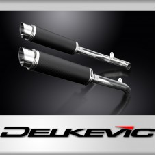 Honda VTR1000 SP2 2002-2010 Echappement KIT-Silencieux 350mm Rond Carbone