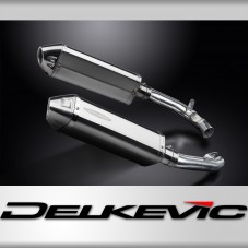 HONDA VTR1000 FIRESTORM 1997-2003 Echappement Silencieux 2x 320mm Tri-Ovale Inox