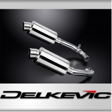 HONDA VTR1000 FIRESTORM 1997-2003 Echappement Silencieux 2x 225 Ovale Inox PISTE