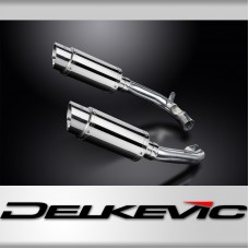 HONDA VTR1000 FIRESTORM 1997-2003 Echappement Silencieux 2x200mm Rond Inox PISTE