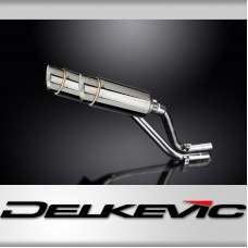 HONDA NX650 Dominator 1995-2002 Echappement Silencieux 2x200mm Rond Inox PISTE