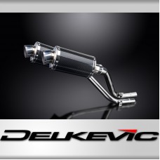 HONDA NX650 Dominator 1995-2002 Echappement Silencieux 2x225 Ovale Carbone PISTE