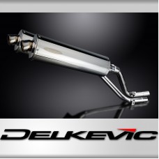 HONDA NX650 DOMINATOR 1995-2002 Echappement Silencieux 450mm Ovale Inox