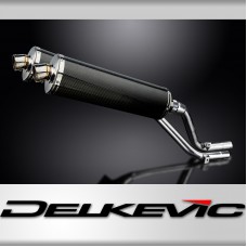 HONDA NX650 DOMINATOR 1995-2002 Echappement Silencieux 450mm Ovale Carbone