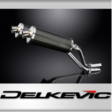 HONDA NX650 DOMINATOR 1995-2002 Echappement Silencieux 350mm Ovale Carbone     