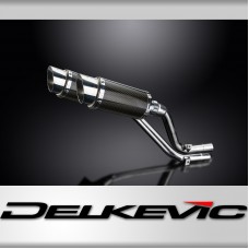 HONDA NX650 Dominator 1995-2002 Echappement Silencieux 2x200 RondCarbonePISTE