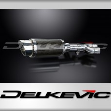 HONDA NTV600 NTV650 REVERE 88-99 Echappement Silencieux 200mm Rond Carbone PISTE