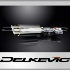 HONDA NTV600 NTV650 REVERE 88-99 Echappement Silencieux 200mm Rond Inox PISTE