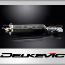 HONDA NTV600 NTV650 REVERE 88-99 Echappement Silencieux 450mm Ovale Carbone