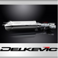 HONDA NTV600 NTV650 REVERE 1988-1999 Echappement Silencieux 320mm Tri-Ovale Inox