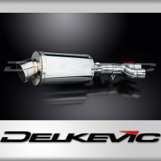 HONDA NTV600 NTV650 REVERE 1988-1999 Echappement Silencieux 225 Ovale Inox PISTE