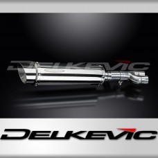 HONDA NTV600 NTV650 REVERE 1988-1999 Echappement Silencieux 350mm Rond Inox