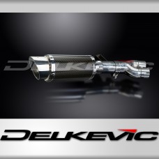 HONDA NT400 BROS/NT650 HAWK 88-92 Echappement Pot 200mm Rond Carbone PISTE