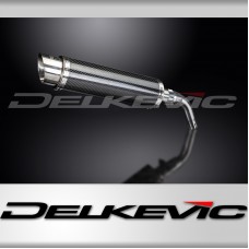 HONDA MSX125 GROM 13-15 KIT-Silencieux 350mm Rond Carbone OEM arriere