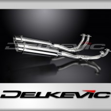 HONDA GL1100 GOLDWING 1980-1983 Echappement Complet 4-2 Pot 350mm Rond Inox