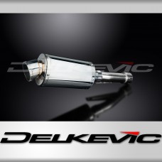 HONDA GB500F GB500TT 1985-1987 Echappement Silencieux 225mm Ovale Inox PISTE