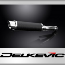 Honda GB400F F2 TT H3 NC20 85-89 Echappement KIT-Silencieux 350mm Rond Carbone