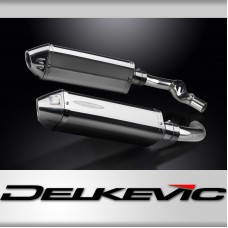 HONDA CBR1000F 1987-1999 Echappement Silencieux 2x 320mm Tri-Ovale Inox