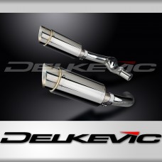 HONDA CBR1000F 1987-1999 Echappement Silencieux 2x 200mm Rond Inox PISTE