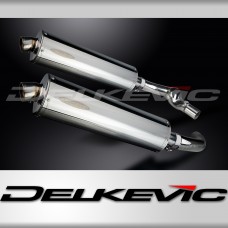 HONDA CBR1000F 1987-1999 Echappement Silencieux 2x 450mm Ovale Inox