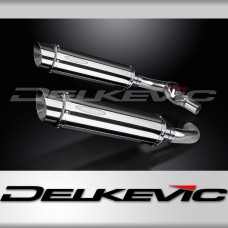 HONDA CBR1000F 1987-1999 Echappement Silencieux 2x 350mm Rond Inox