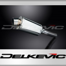 Honda CBF500 2004-2008 Echappement KIT-Silencieux 225mm Ovale Inox 