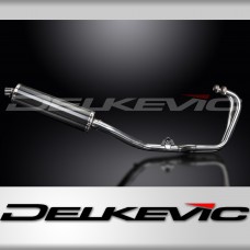 HONDA CBF500-A-ABS 2004-08 Echappement Complet 2-1 Silencieux 450 Ovale Carbone