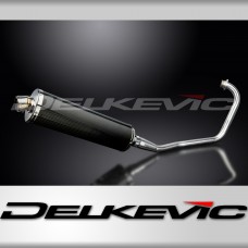 HONDA CBF125 2008-2015 Echappement Complet Silencieux 450 Ovale Carbone