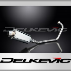 HONDA CBF125 2008-2015 Echappement Complet Silencieux 225 Ovale Inox PISTE