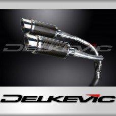 HONDA CB900F HORNET 01-09 Echappement HAUT Silencieux 200mm Rond Carbone PISTE