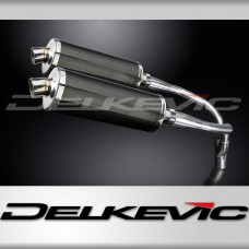 HONDA CB900F HORNET 2001-2009 Echappement HAUT Silencieux 350mm Ovale Carbone