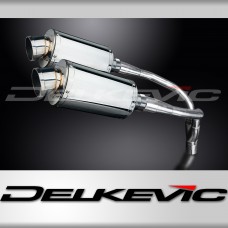 HONDA CB900F HORNET 2001-2009 Echappement HAUT Silencieux 225 Ovale Inox PISTE