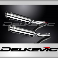 HONDA CB500T 1975-1976 Echappement Silencieux 350mm Rond Inox