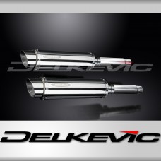 HONDA CB450 K3-K7 1970-1974 Echappement Silencieux 350mm Rond Inox