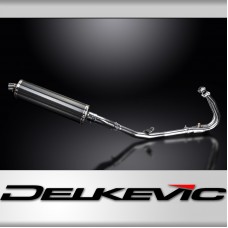 Kawasaki Ninja 400 Z400 2018-24 Echappement Complet 2-1 Pot 450mm Ovale Carbone