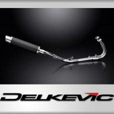 Kawasaki Ninja 400 Z400 2018-2024 Echappement Complet 2-1 Pot 350mm Rond Carbone