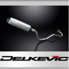 HONDA XR125L 2003-2010 Echappement Complet Silencieux 343mm X-Ovale TiTANE