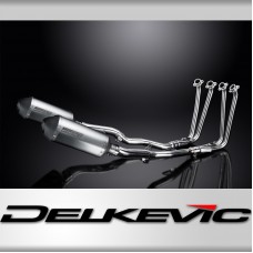 YAMAHA FJR1300 2006-2020 Echappement Complet 4-2 DECAT Pot 260mm X-Ovale TiTANE