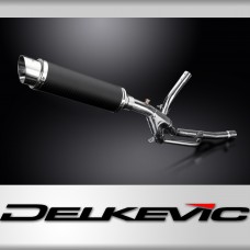 Suzuki DL650 V-Strom 2017-2023 Echappement KIT-Silencieux 350mm Rond Carbone