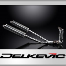 KAWASAKI ZZR1400 2012-2020 Echappement Complet 4-2 DECAT Pot 450mm Ovale Carbone