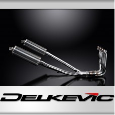 KAWASAKI ZZR1400 2012-2020 Echappement Complet 4-2 DECAT Pot 350mm Ovale Carbone