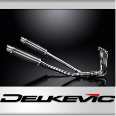 KAWASAKI ZZR1400 2012-2020 Echappement Complet 4-2 DECAT Pot 350mm Rond Carbone