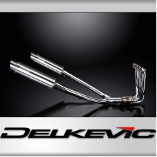 KAWASAKI ZZR1400 2012-2020 Echappement Complet 4-2 DECAT Pot 350mm Rond Inox