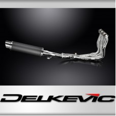 YAMAHA FZ1 FAZER FZ1S 2006-2015 Echappement Complet 4-1 Pot 350mm Rond Carbone