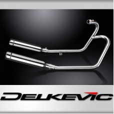 TRIUMPH BONNEVILLE BOBBER 2017 Echappement Complet 2-2 Custom 410 Pot Bullnose