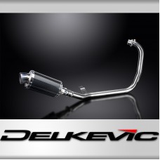 Royal Enfield Himalayan 410 2016-2024 Echappement Silencieux 225mm Ovale Carbone