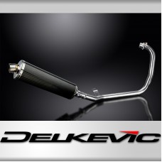 Royal Enfield Himalayan 410 2016-2024 Echappement Silencieux 450mm Ovale Carbone