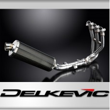 TRIUMPH STREET TRIPLE 675 2013-2016 Echappement 3-1 Complet 350mm Ovale Carbone