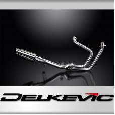 HONDA NT650V DEAUVILLE 1998-2005 Echappement Complet 200mm Rond Inox (PISTE)