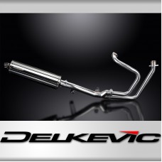 HONDA NT650V DEAUVILLE 1998-2005 Echappement Complet Silencieux 450mm Ovale Inox